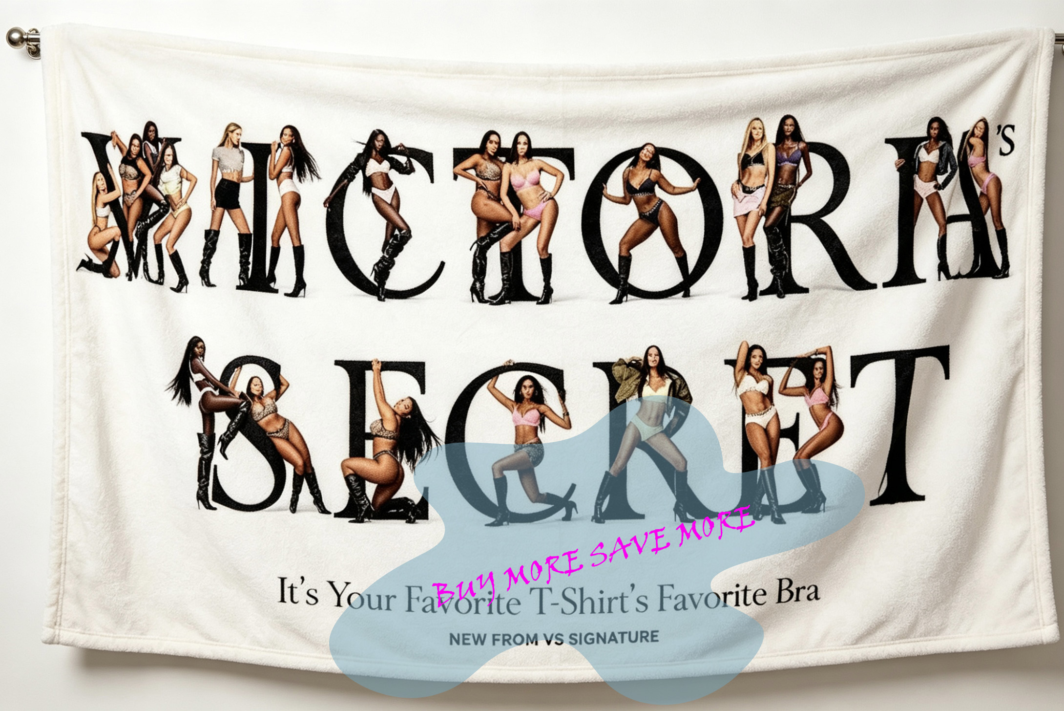 Victoria's Secret Flannel Throw Blankets